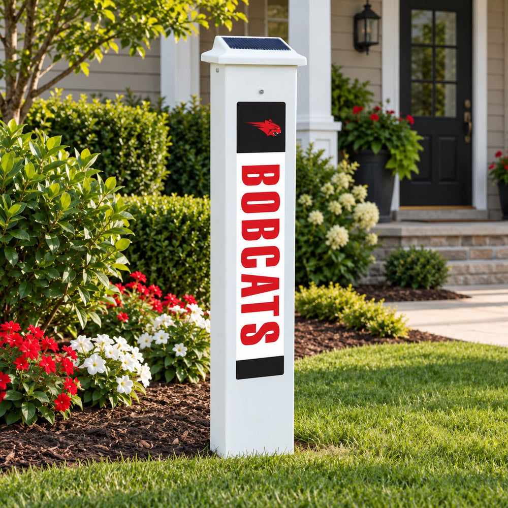 Western Dubuque Bobcats Solar Glow Post