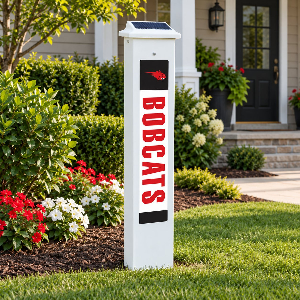 Western Dubuque Bobcats Solar Glow Post